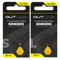 Avid Carp Outline Tungsten Sinkers